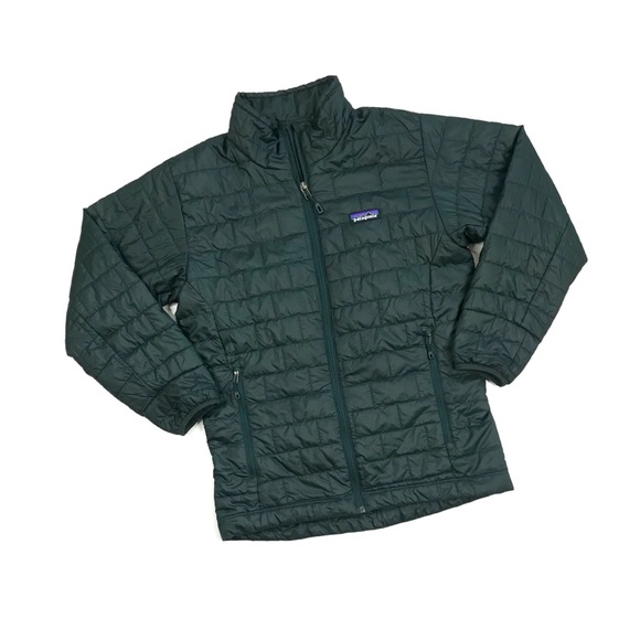 Patagonia Other - PATAGONIA NANO PUFF JACKET SMALL S MENS GREEN FULL ZIP PRIMALOFT INSULATED QUILT